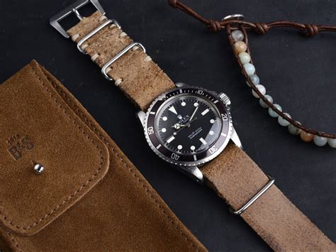 rolex nato watch strap|Rolex 20mm leather strap.